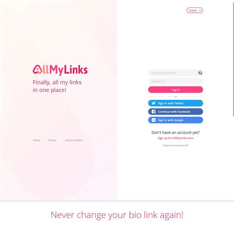 allmylinks|AllMyLinks: your link in bio